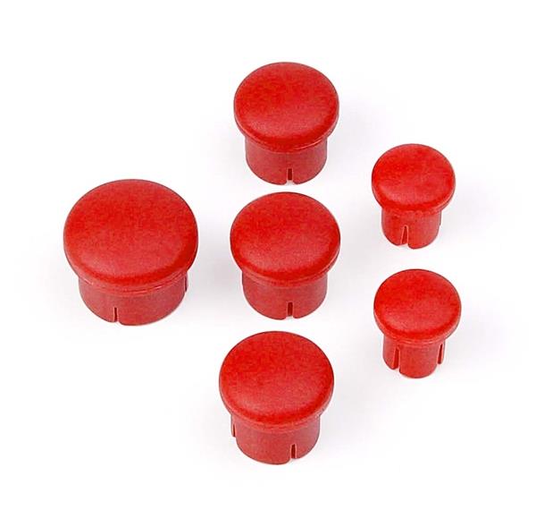 HUDY Plastic Cap for Handle ( Set 3+2+1) Red