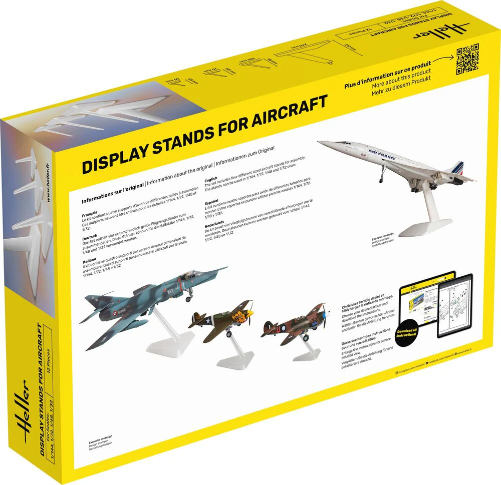 Heller Display Stands for Model Aircraft