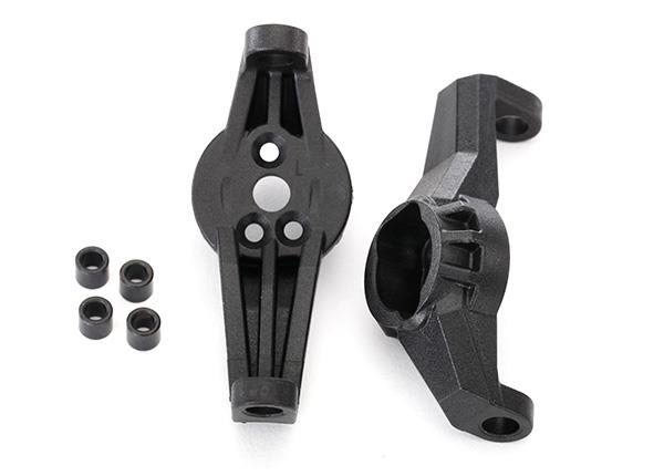 Traxxas Caster Blocks (portal drive) left & right/ Kingpin Bushings