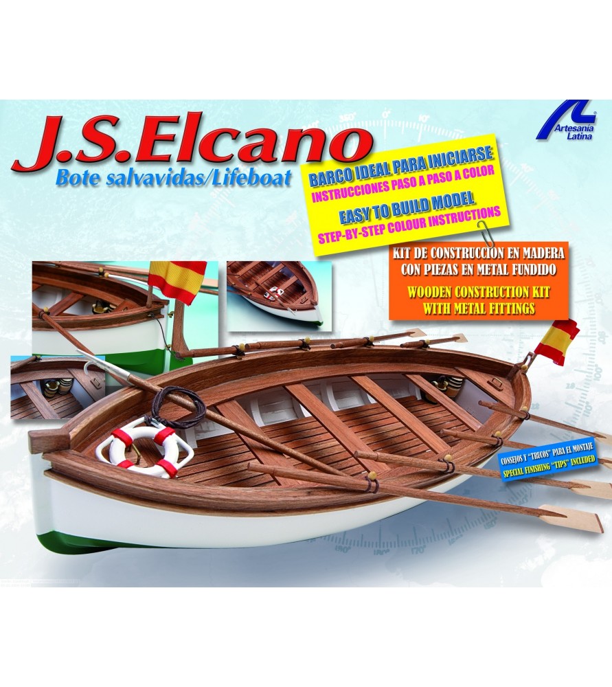 Artesania Latina Lifeboat of Spanish Training Ship Juan Sebastian Elcano 1/35