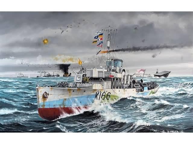 Revell Flower Class Corvette HMCS Snowberrry 1/144