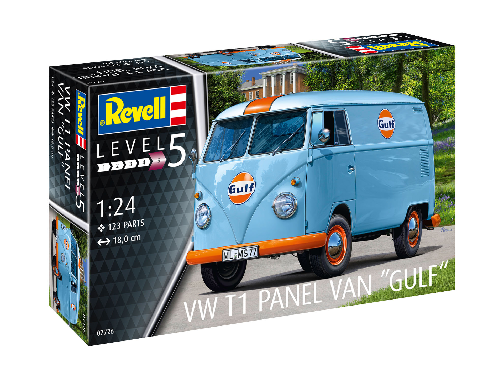 Revell Modelset VW T1 Panel Van "Gulf" 1/24