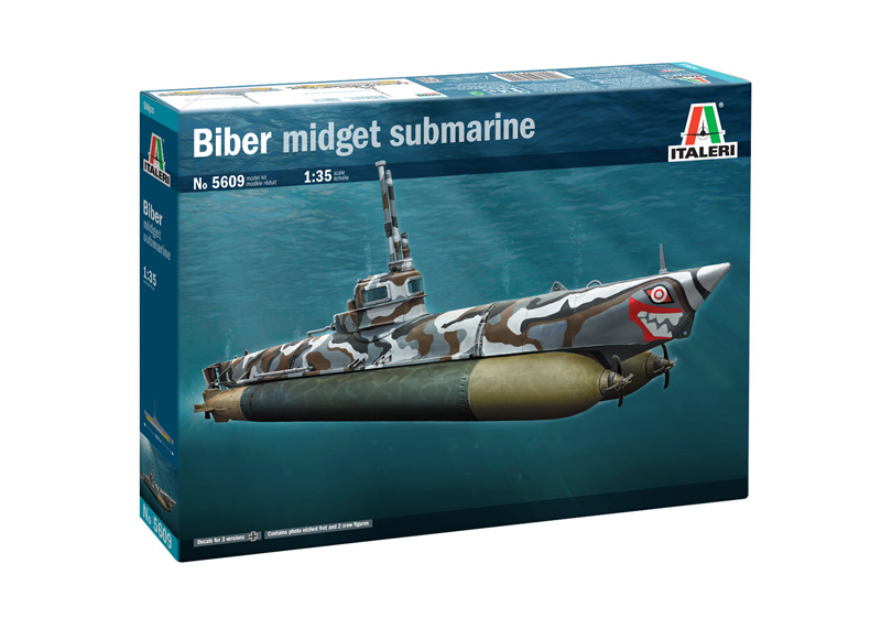 Italeri Biber Midget Submarine 1/35