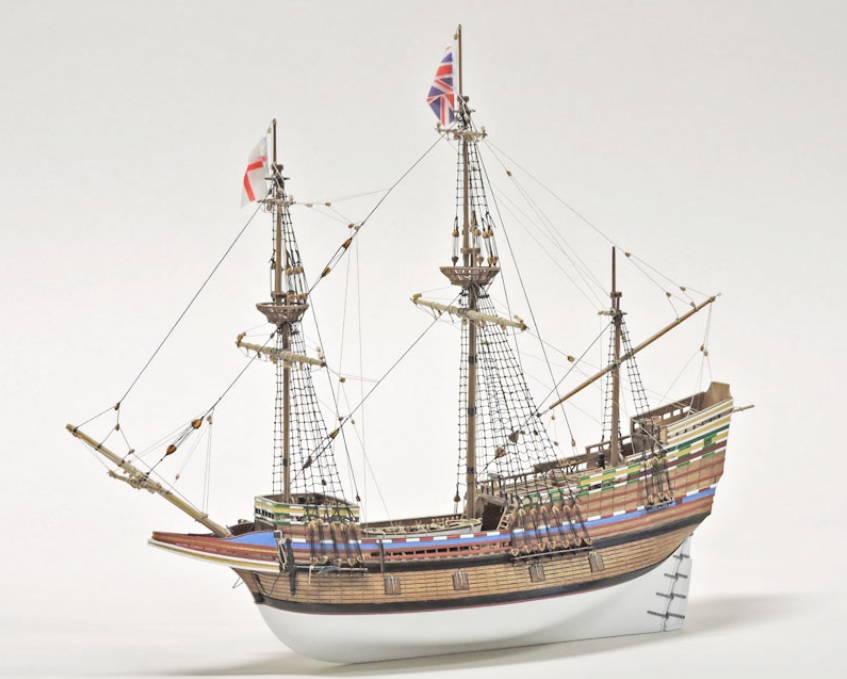 Mantua Model Mayflower houten scheepsmodel bouwdoos 1/64
