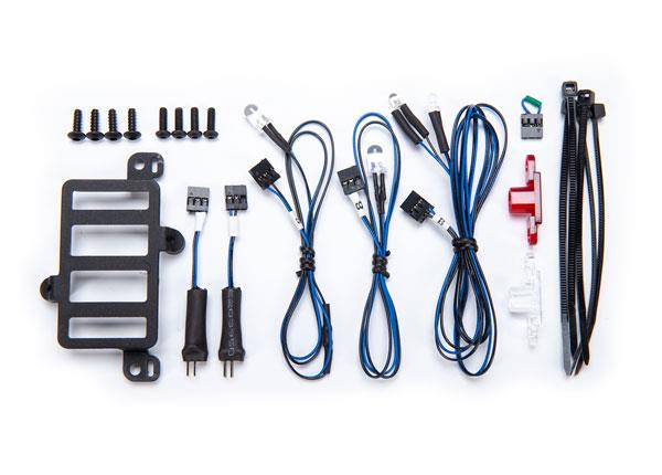 Traxxas Installation kit Pro Scale Advanced Lighting Control System TRX-4 Mercedes G 500 & G 63 (includes mount rear bumper lens turn signal reverse light & fog light harnesses hardware)