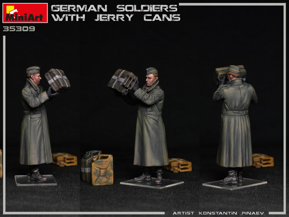 MiniArt German Soldiers with Jerry Cans 1/35