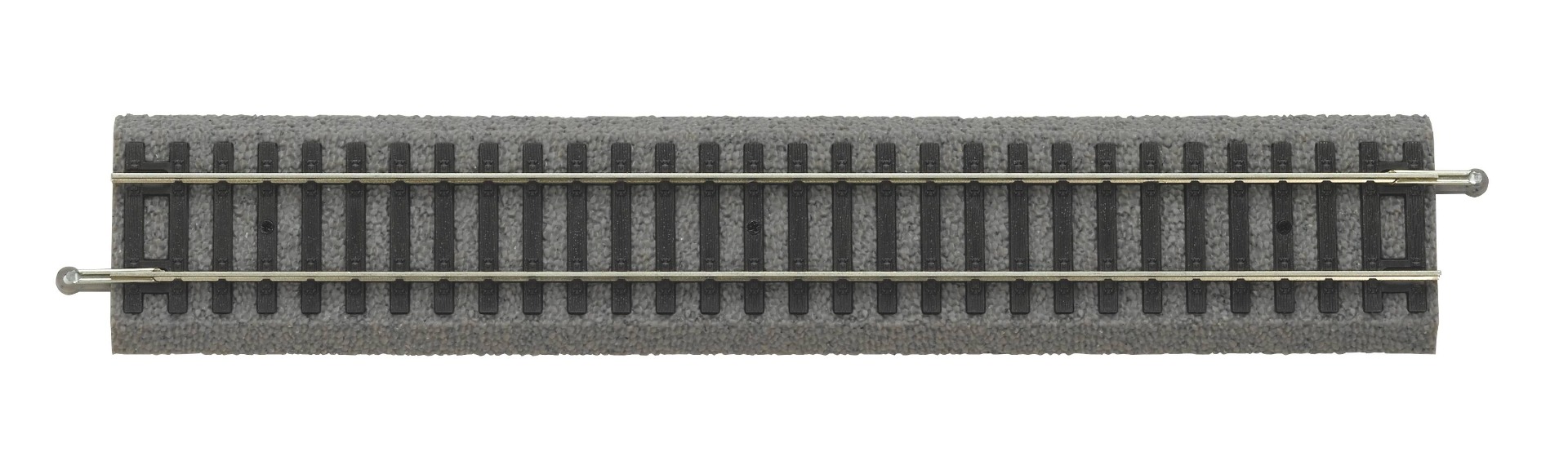 Piko Rail Recht met Bedding 231mm (G231) H0