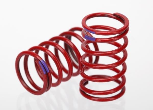Traxxas Spring shock (GTR) (3.2 rate purple) (1/16 Summit) (1 pair)
