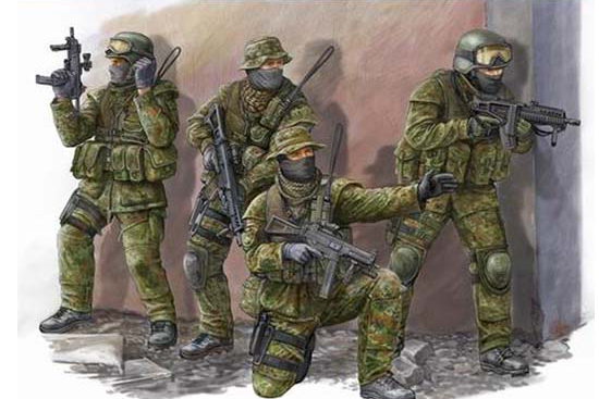 Trumpeter Modern German KSK Commandos 1/35