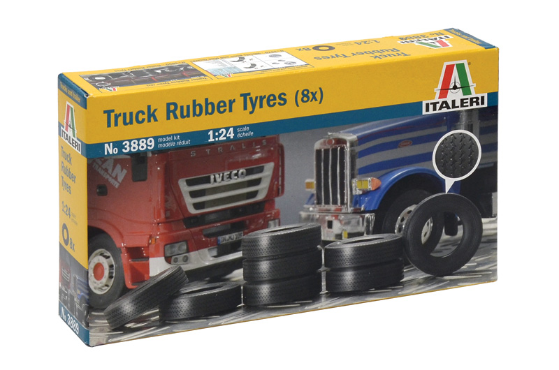 Italeri Truck Rubber Tyres 1/24 (8)