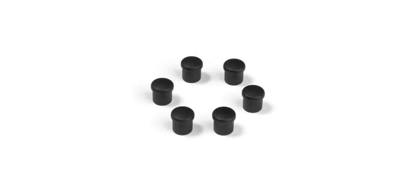 HUDY Cap for 14mm Handle - Black (6)