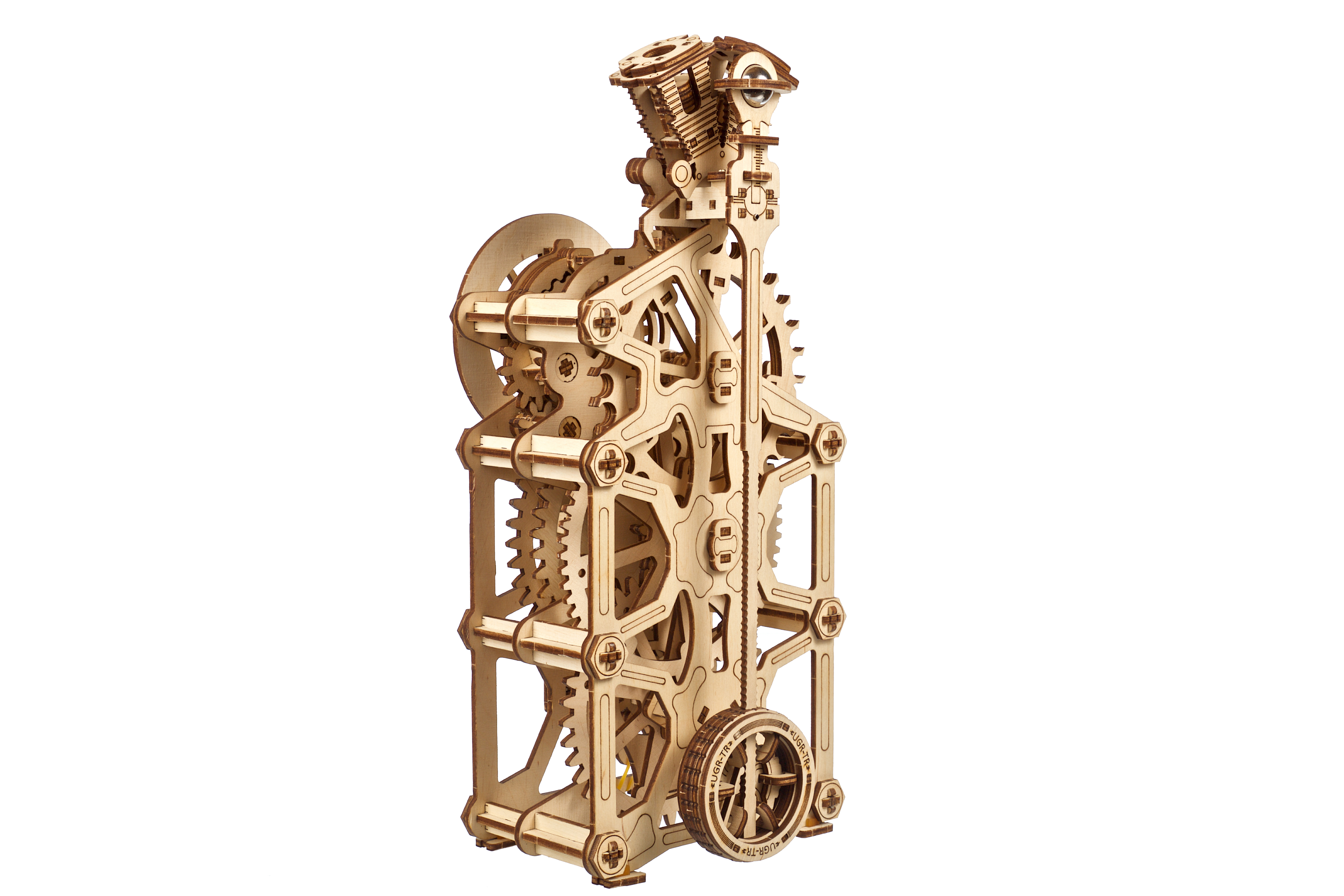 U-Gears Motor Klok mechanisch houten bouwpakket