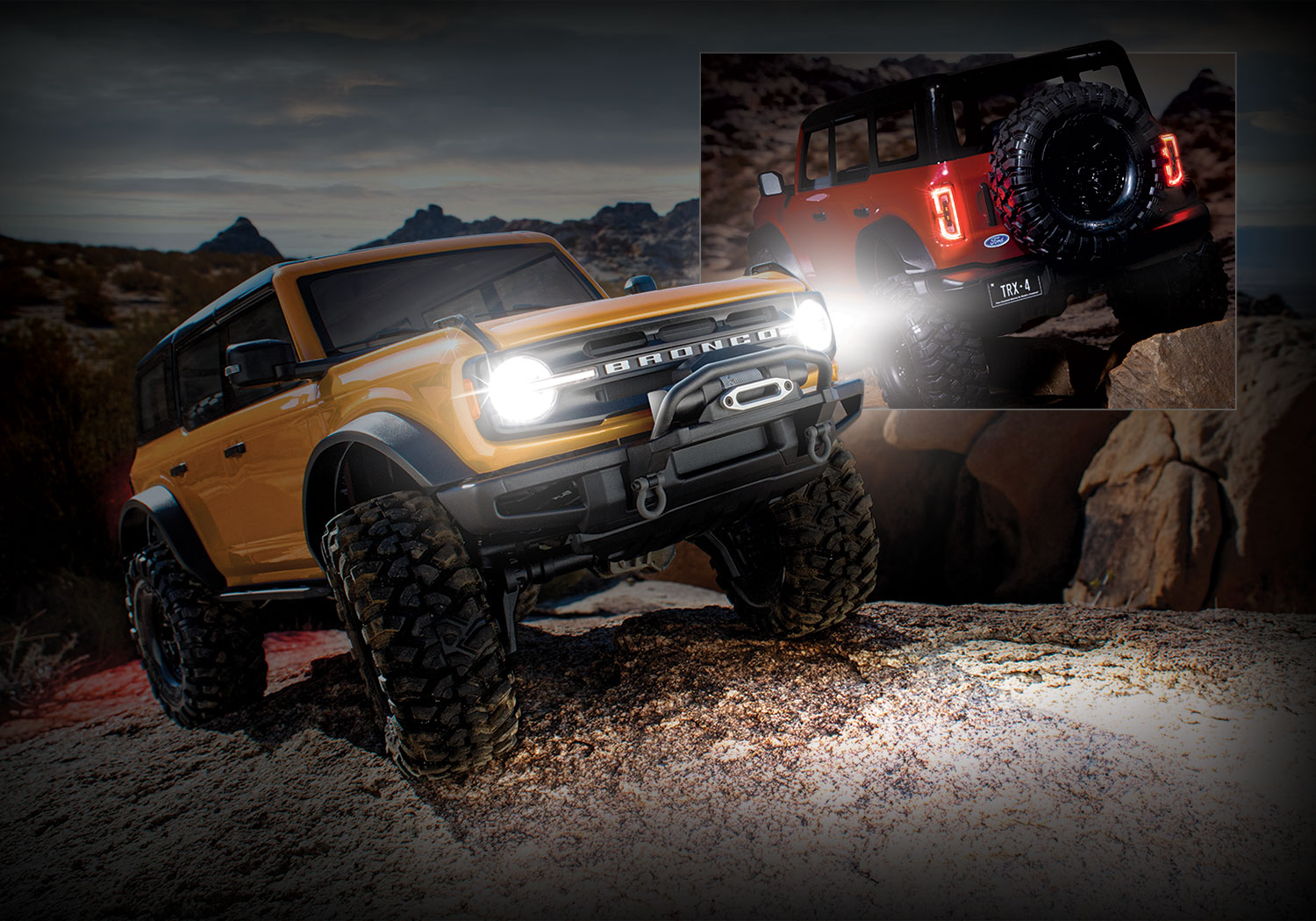Traxxas Pro Scale LED light set Ford Bronco (2021) complete with power module (includes headlights tail lights & distribution block) (fits #9211 body)