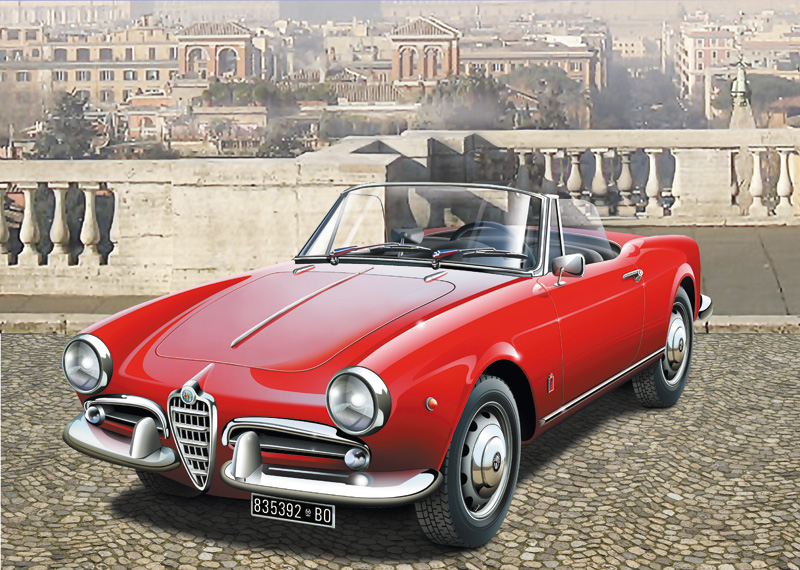 Italeri Alfa Romeo Giulietta Spider 1300 1/24