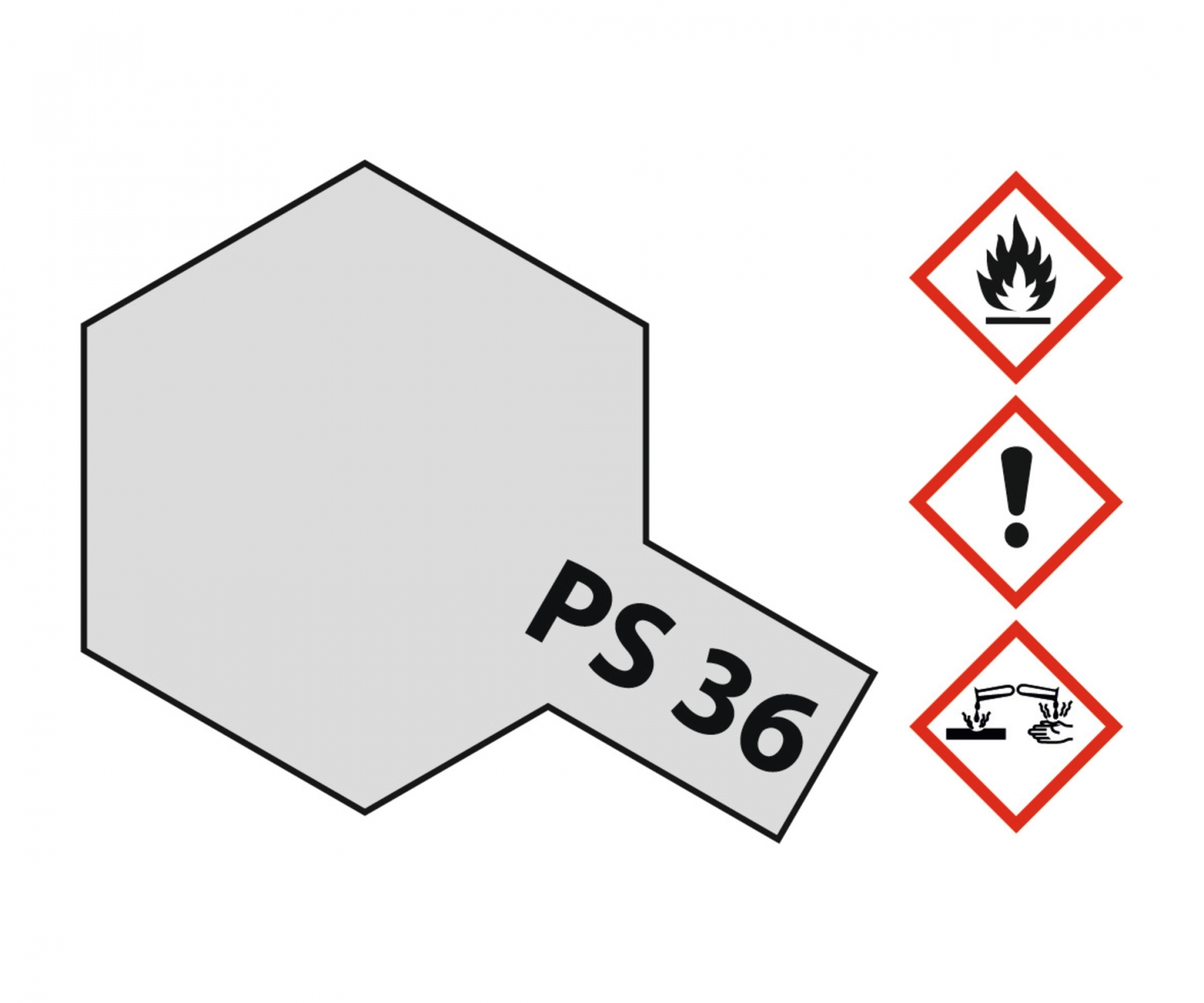 PS36 Spray Translucent Silver brillant 100ml Tamiya
