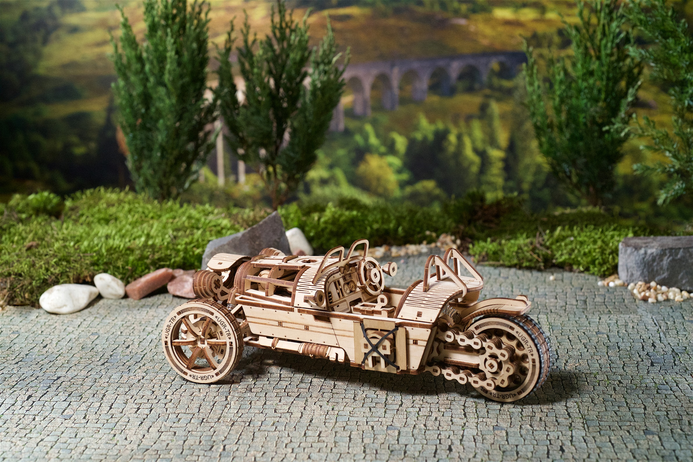 U-Gears Driewieler UGR-S mechanisch houten bouwpakket