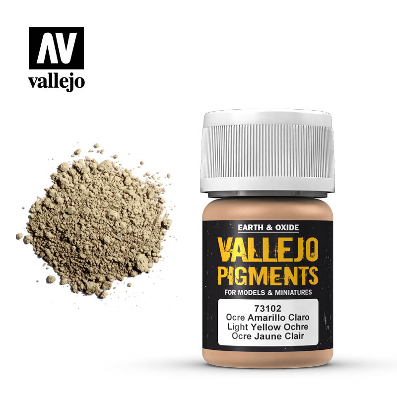 Vallejo Pigment Light Yellow Ochre 35ml