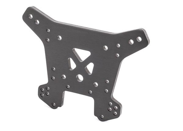 Traxxas Shock tower rear 6061-T6 aluminum (gray-anodized)