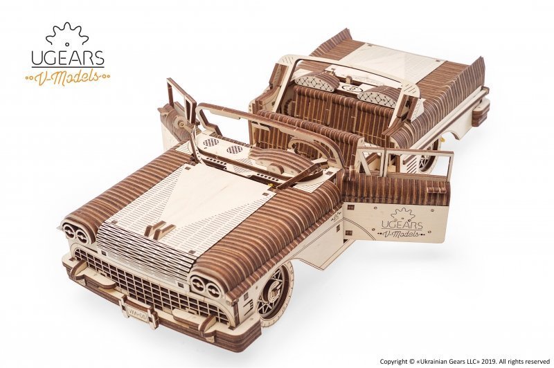 U-Gears Dream Cabriolet VM-05 mechanisch houten bouwpakket