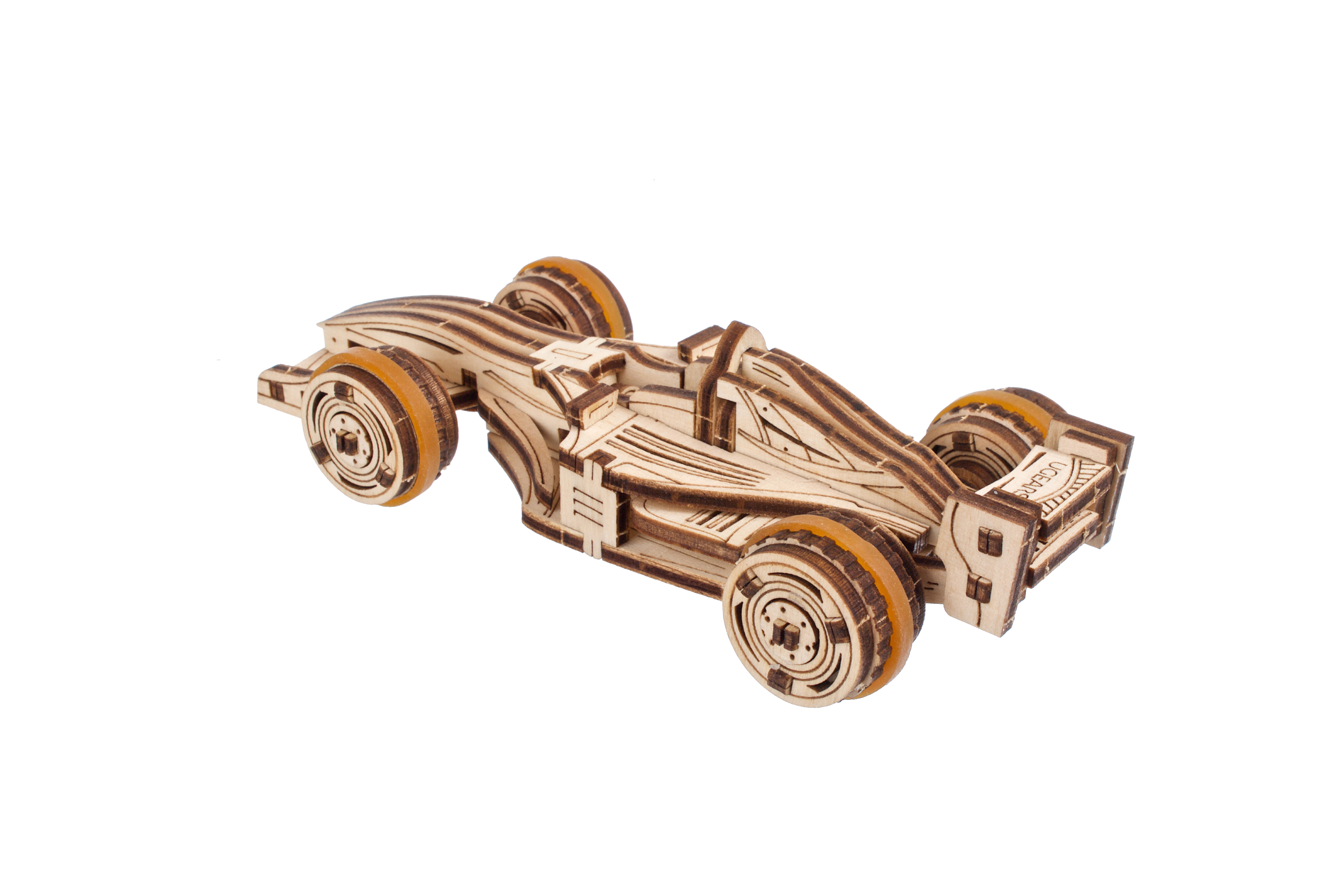 U-Gears Compact Racer mechanisch houten bouwpakket
