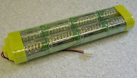 Xcell NiMH 9.6 Volt 4300mAh Zenderaccu voor Futaba F(C)-Serie