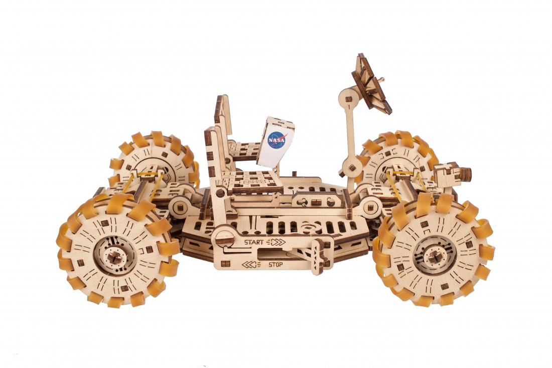 U-Gears NASA Lunar Rover mechanisch houten bouwpakket
