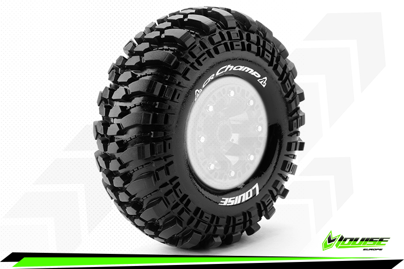 Louise RC CR-Champ 1/10 Crawler Tires Super Soft for 2.2'' Wheels (2)