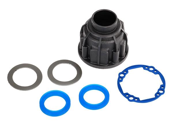 Traxxas Carrier, differential/ x-ring gaskets (2)/ ring gear gasket/ 14.5x20 TW (2)