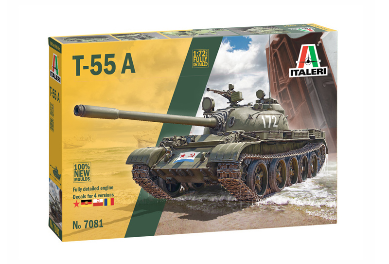 Italeri T-55 A Main Battle Tank 1/72