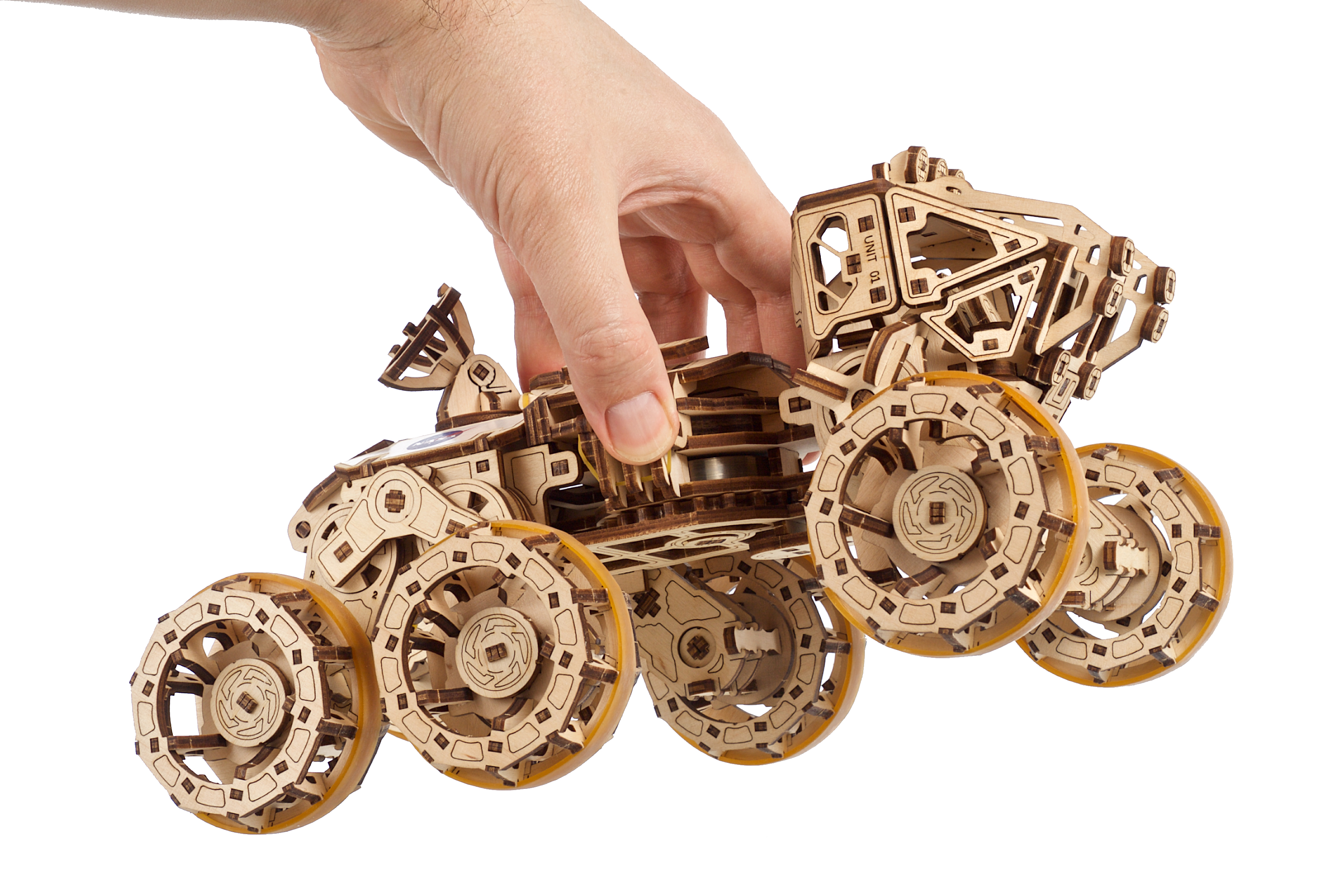 U-Gears Bemande Mars Rover mechanisch houten bouwpakket