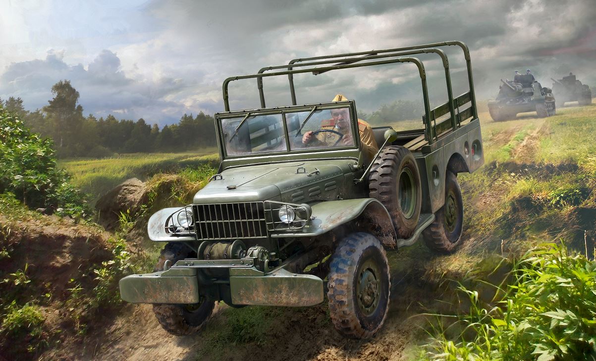 Zvezda WC-52 US WWII Multipurpose 3/4 Vehicle 1/35