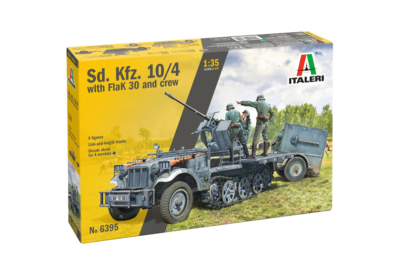 Italeri SD.KFZ.10/4 with FLAK 30 and Crew 1/35