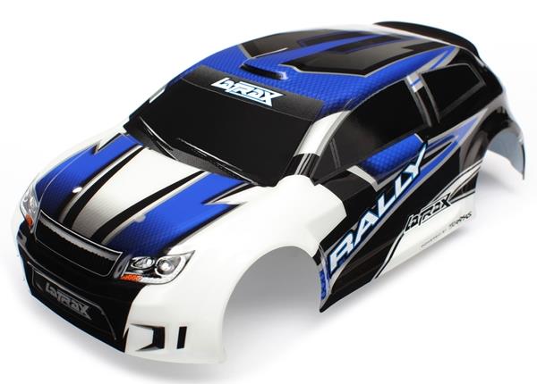 Traxxas Body, LaTrax® Rally, blue (painted)/ decals