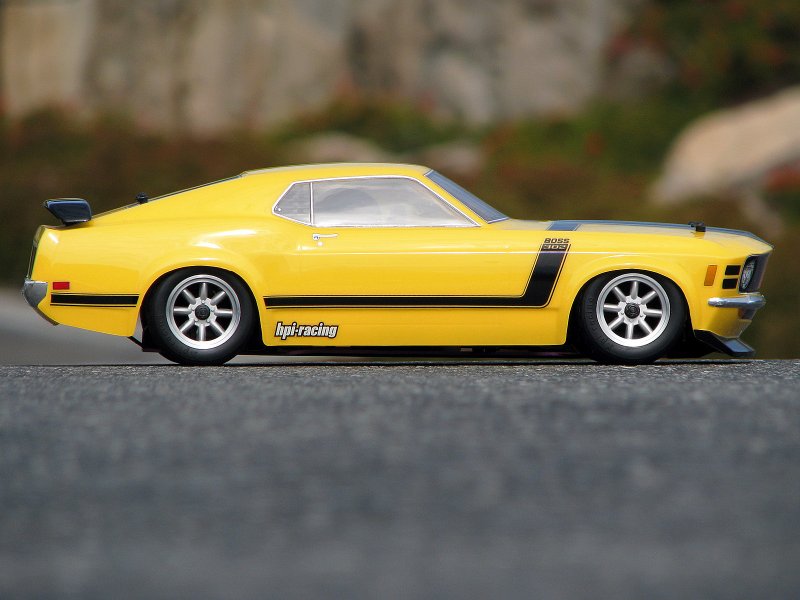 HPI 1970 Ford Mustang BOSS 302 Clear Body 200mm 1/10
