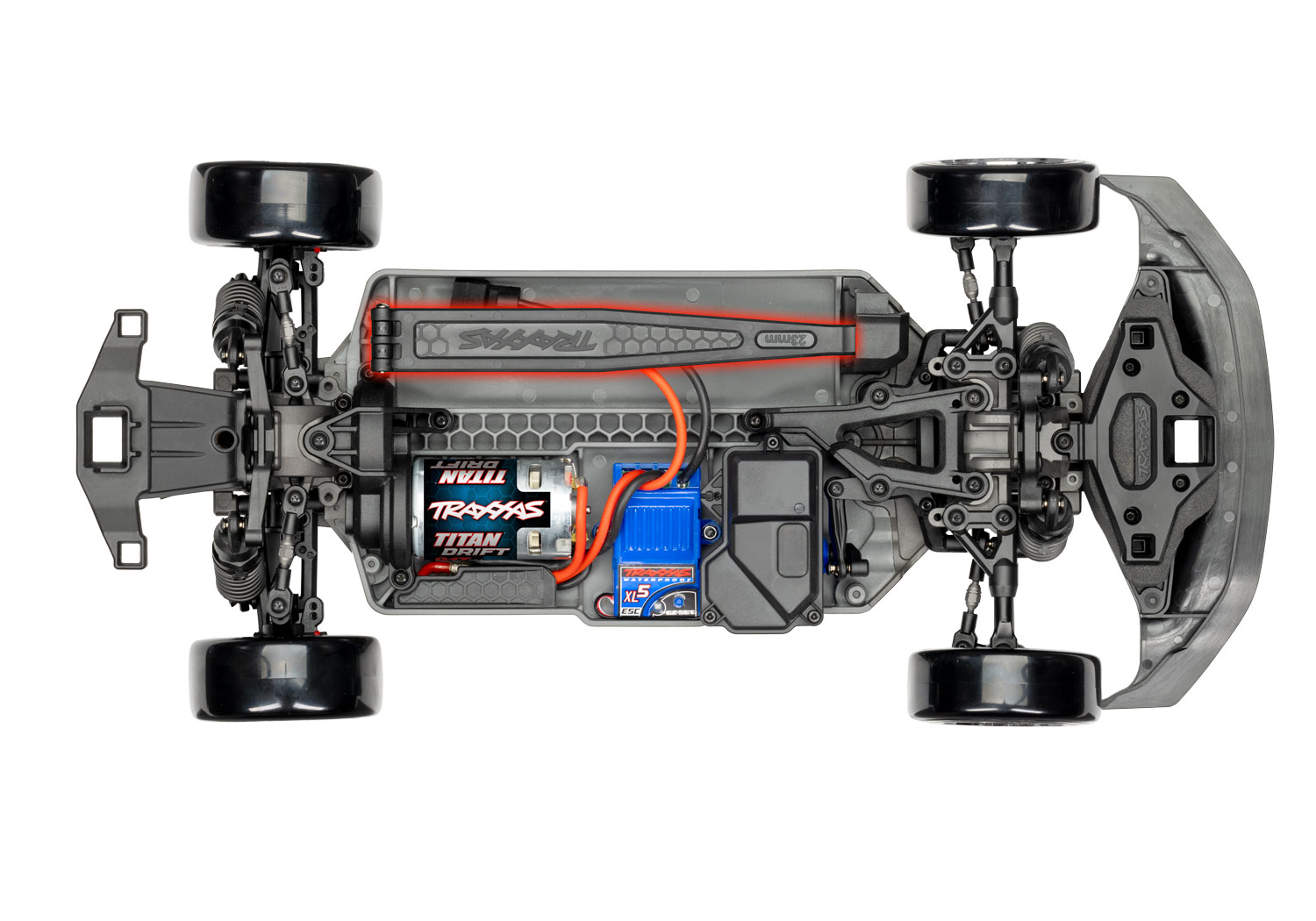 Traxxas 4-TEC 2024 Ford Mustang RWD Drift Car RTR 1/10 Blue