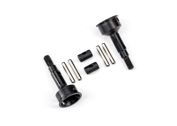 Traxxas Stub axle, front (2)/ cross pins (2)/ drive pins (4) TRX-4m