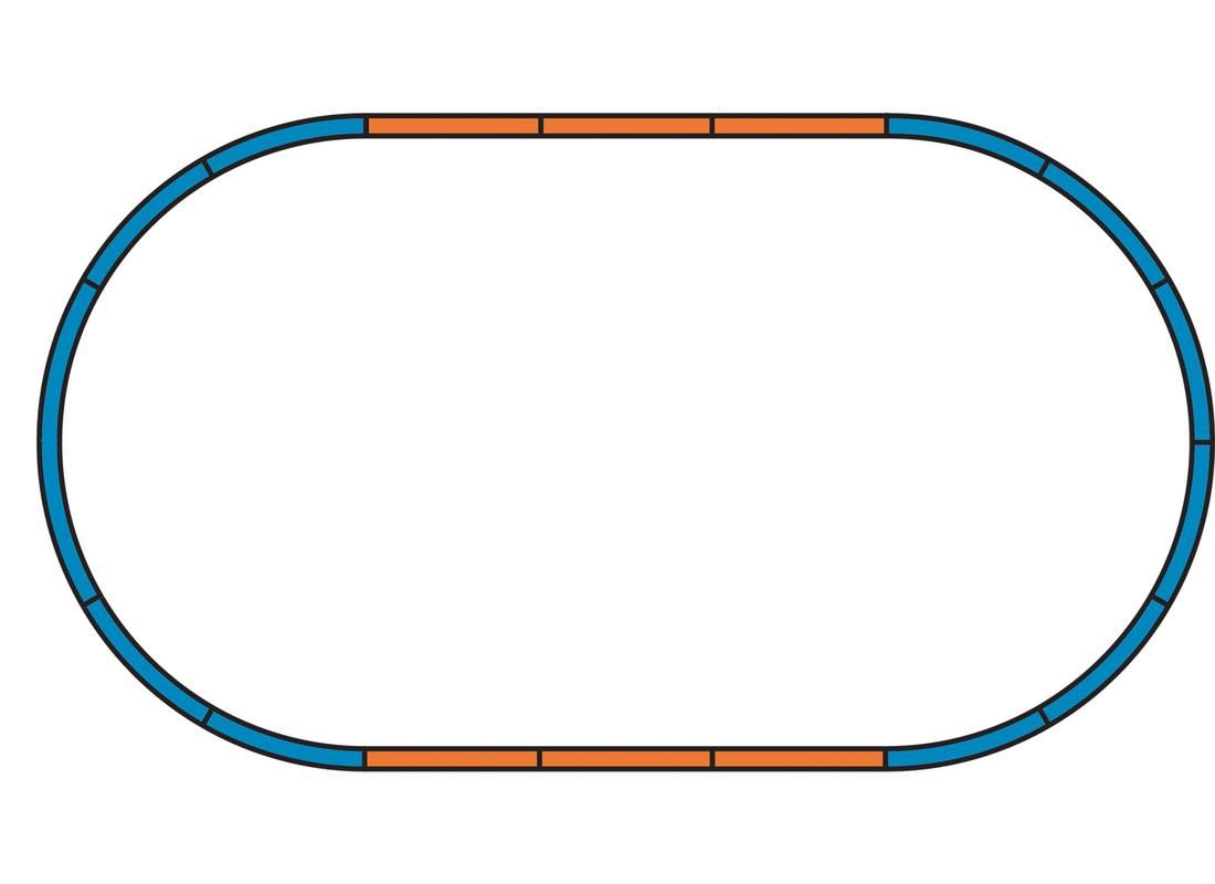 Piko Startset BR 186 NS met Twee Dubbeldekker Personenwagons H0