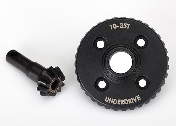 Traxxas Ring gear differential/ pinion gear differential (underdrive machined)