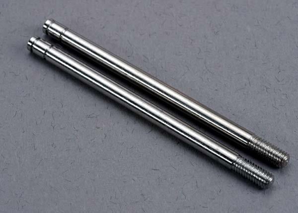 Traxxas Shock shafts steel chrome finish (X-long) (2)