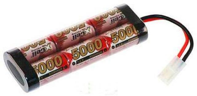 Xcell 7.2 Volt 5000mAh NiMH Accupack met Tamiya Connector
