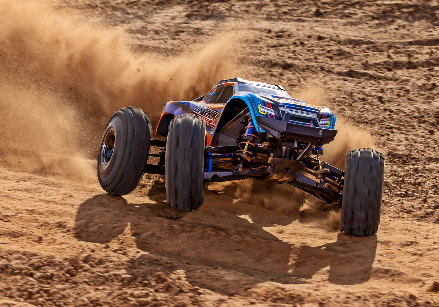 Traxxas Maxx Ultimate 4WD Brushless Electric Monster Truck VXL-4S TQi Blue 1/8