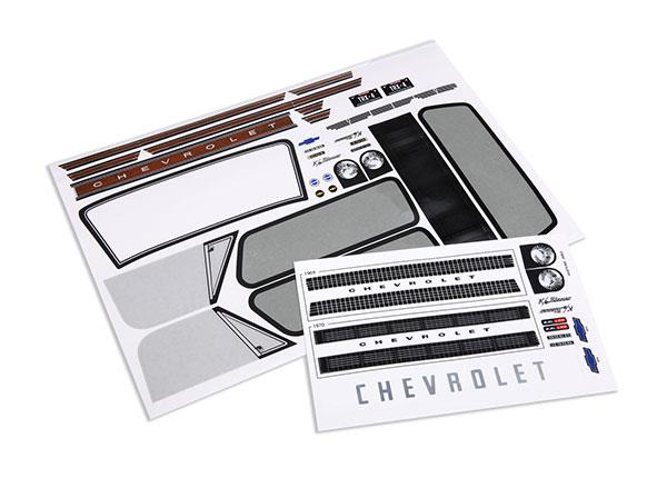 Traxxas Decal sheets Chevrolet Blazer (1969 -1972)