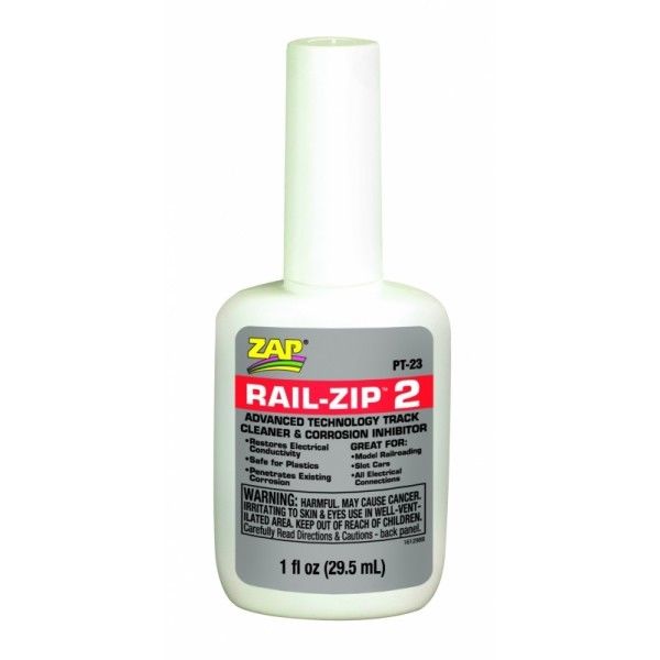 ZAP Rail-Zip 2 Track Cleaner & Corrosion Inhibitor 29.5ml