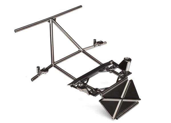 Traxxas Tube chassis center section front (satin black chrome-plated)