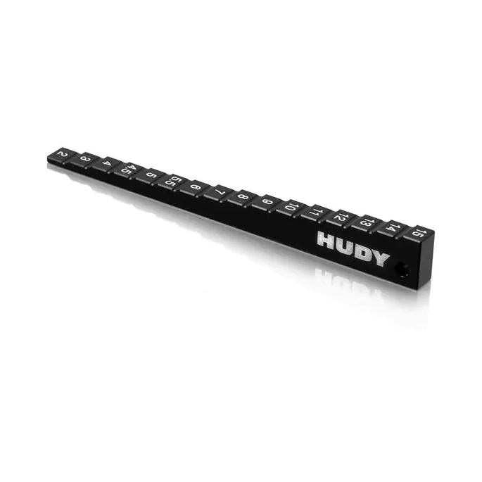 HUDY Chassis Ride Height Gauge 0mm to 15mm (1mm Stepped)