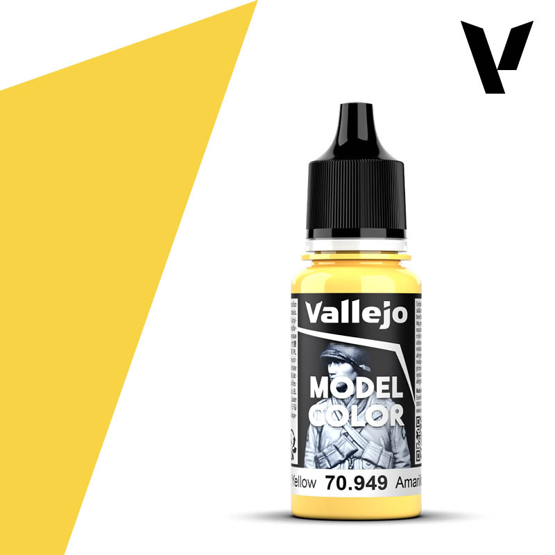 70949 Vallejo Light Yellow Model Color 18ml