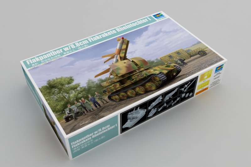 Trumpeter Flakpanther w/8.8cm Flakrakete Rheintochter I 1/35
