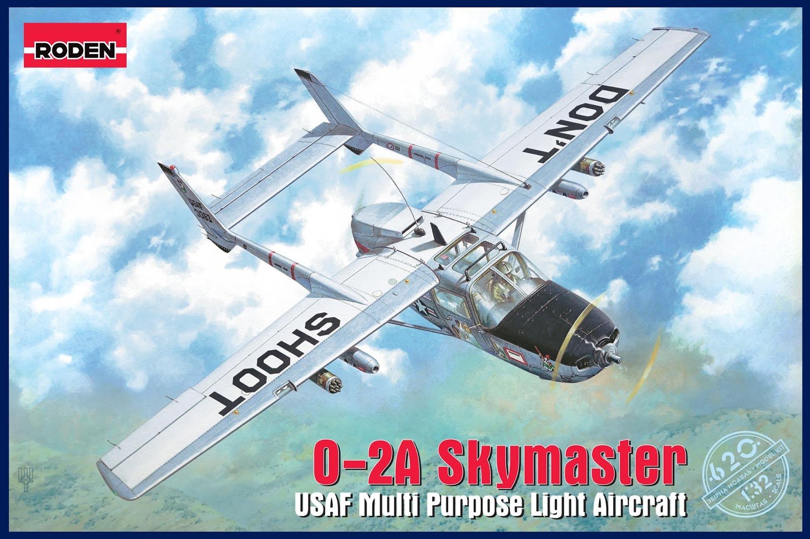 Roden 0-2A Skymaster USAF Multi Purpose Light Aircraft 1/32