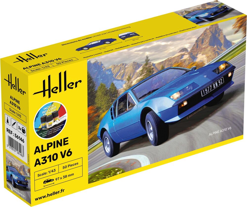 Heller Starter Kit Alpine A310 V6 1/43