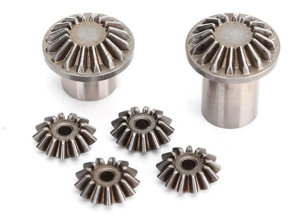 Traxxas Gear set center differential (output gears (2)/ spider gears (4))